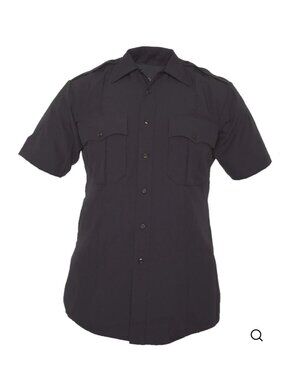 NWT Elbeco TexTrop2 Short Sleeve Shirt Men’s 22 Midnight Navy 3314N